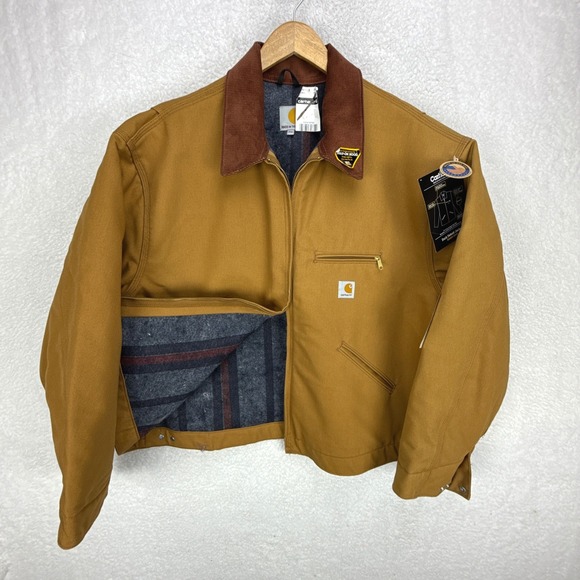 Carhartt Other - Carhartt Detroit Jacket Blanket Lined Mens 3XL J001 BRN Brown NWT NOS
